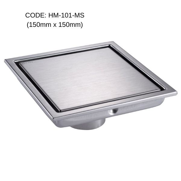 HEMOS BATHROOM FITTINGS STAINLESS STEEL SUS 304TILES INSERT FLOOR DRAIN