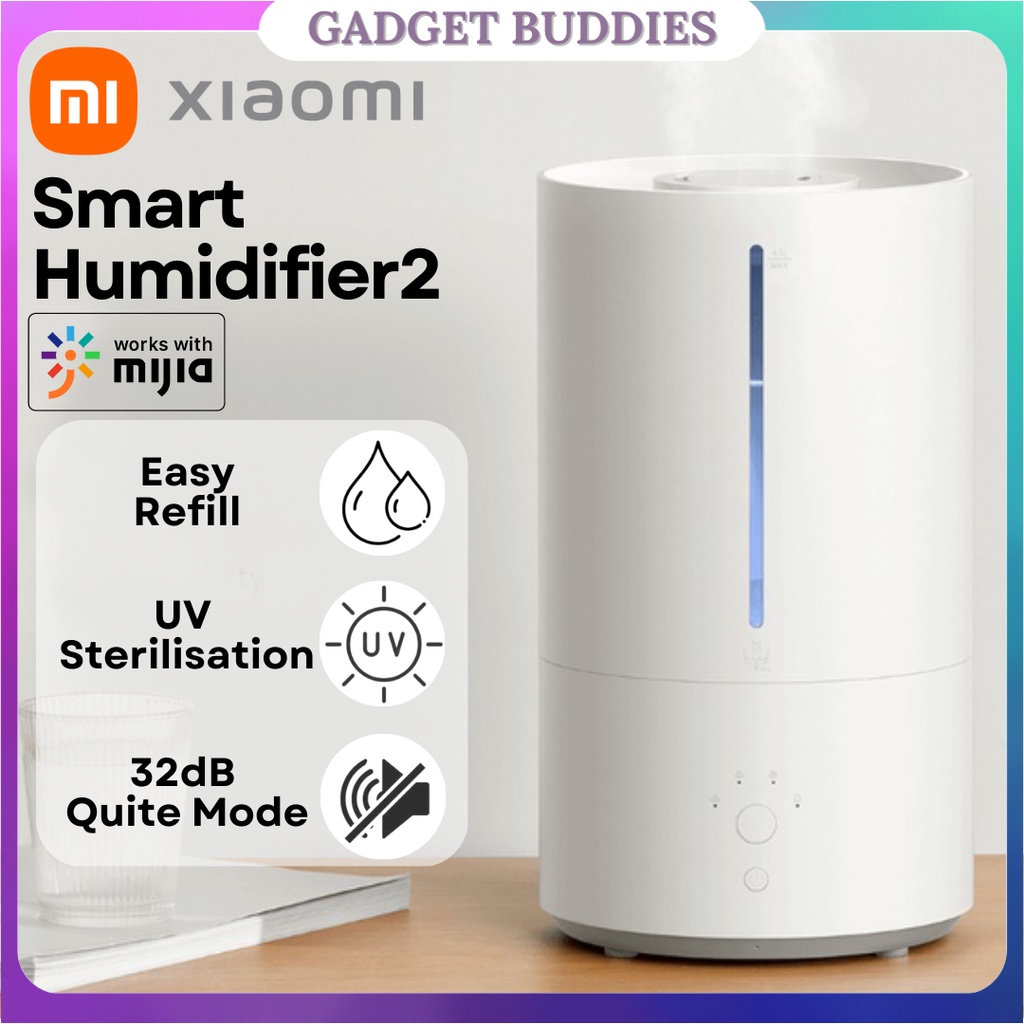 Xiaomi Mijia Smart Air Humidifier 2 4.5L | Mijia App Control | [UV-C ...