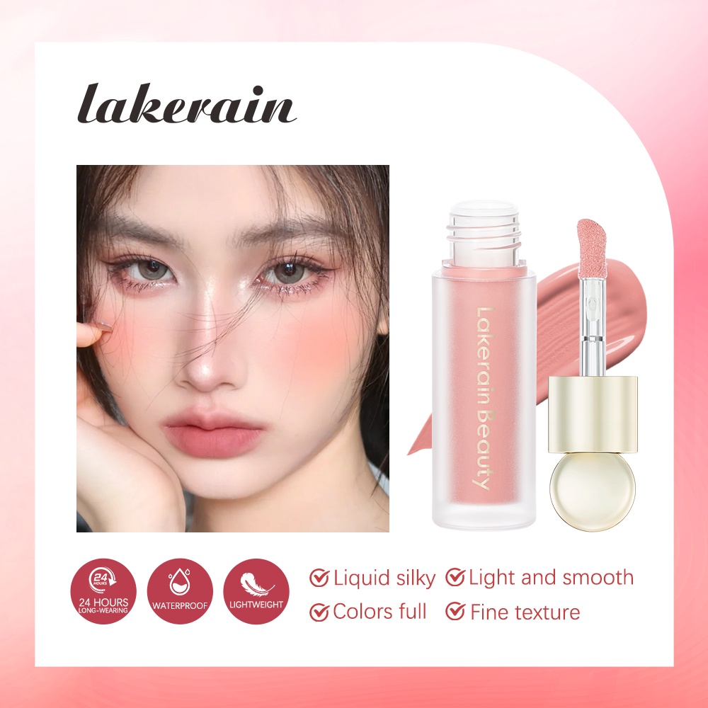 lakerain Blush Velve Matte Liquid Blush Orange Peach Face Pigment