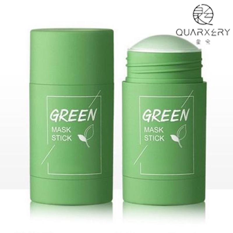【Official Original Green Tea Mask Stick QUARXERY Deep Clean Acne blackheads Remover Clean Oil Control Moisturizing Hydrating