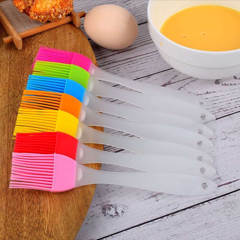 High Temperature Silicone BBQ Sauce Oil Brush Handle Cake Butter Pastry