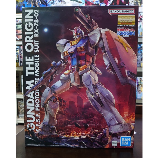 Kit De Modélisme Gundam MG 1/100 RX-78-02 The Origin - Maquette à Assembler, Bandai Spirits