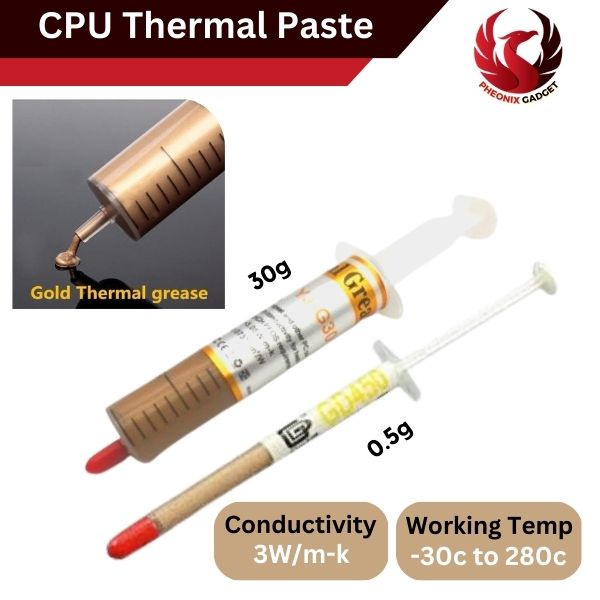 CPU RAM Thermal Paste Heatsink Compound Carbon Based High Performance