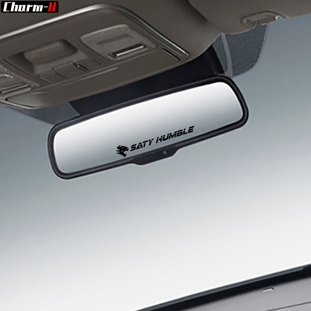 Car Side & Inside Rearview Mirror Interior Stickers Graphic Decal ...