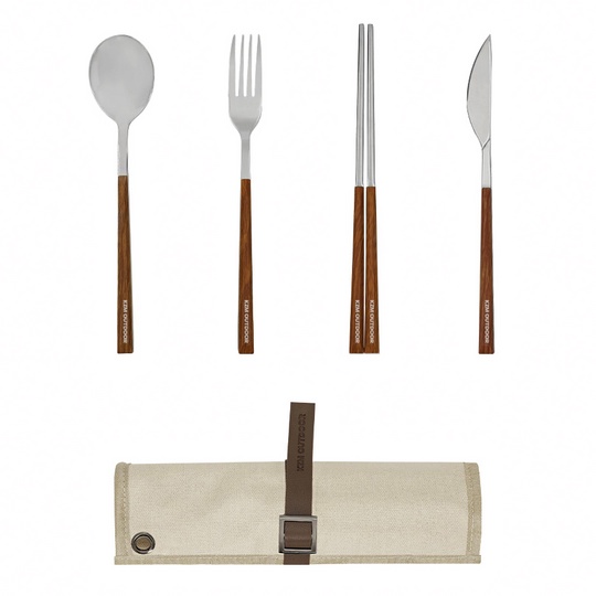 KZM Western Cutlery Set Spoon, Fork, Chopstick and Knife Dinnerware