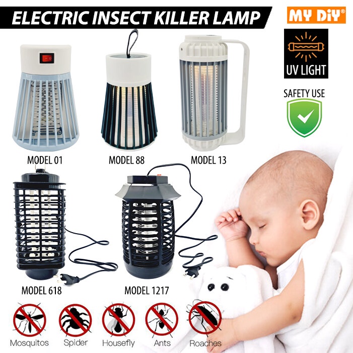 MYDIYSDNBHD - Electric and USB Mosquito Insect Killer Lamp Uv Light ...