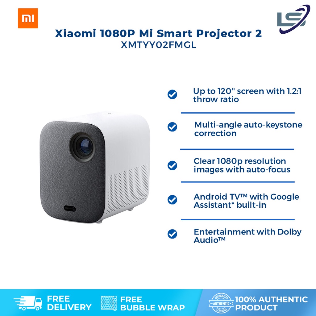 Xiaomi 1080P Mi Smart Projector 2 XMTYY02FMGL (Global Version) | Up to ...