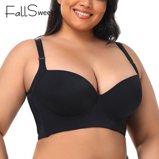 FallSweet Plus Size Bras For Women Push Up Wired Bralette Seamless  Underwear Female Shaper Incorporated Lingerie