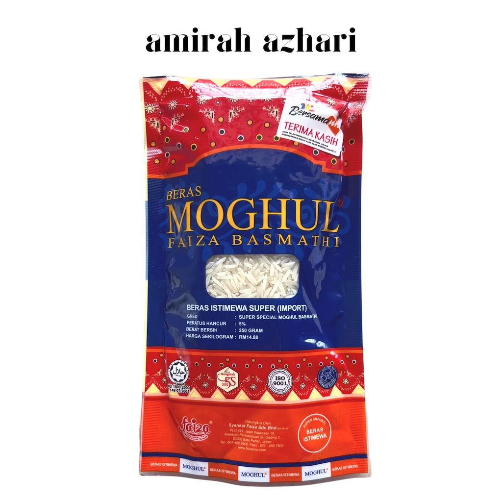 Moghul Faiza Basmathi Beras 250gm Shopee Malaysia