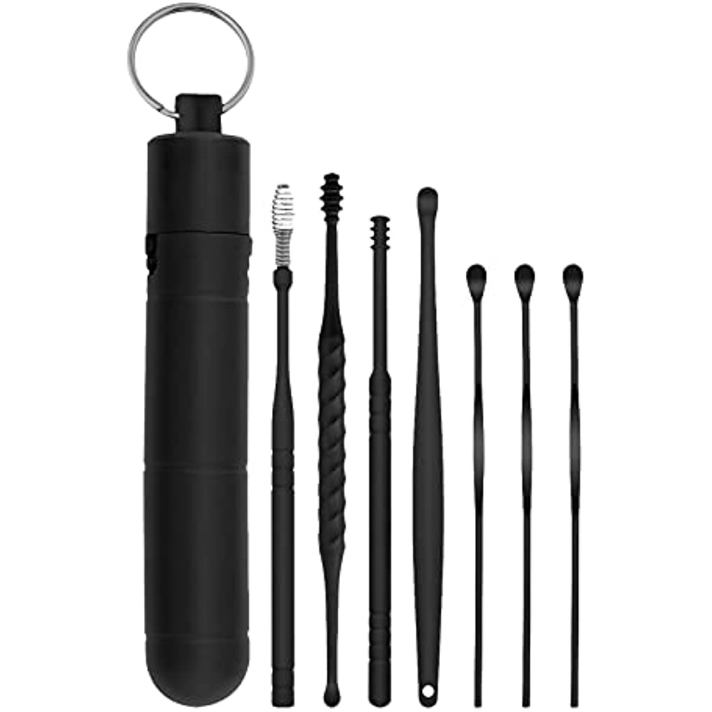 Earpicking spoon Spiral earpicking tool Set 7piece set earpicking