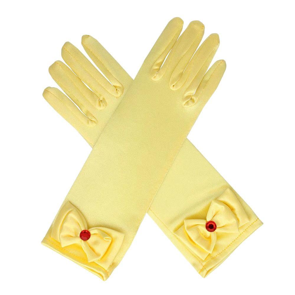 LUCKY Children Long Gloves Bow Satin Sequins Children's Wear Children's ...