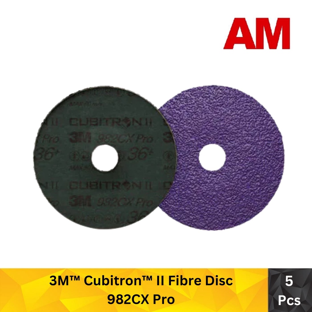 3M™ Cubitron II Fibre Disc 982CX Pro (5 Pcs/ Pack) | Shopee Malaysia