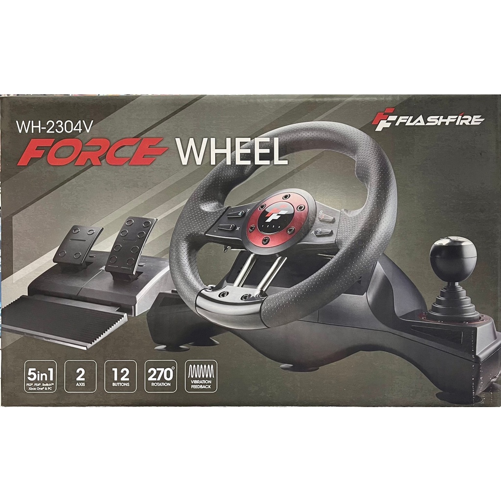 ""FlashFire Force Wheel Game Steering Support Multi-Platform | Shopee ...