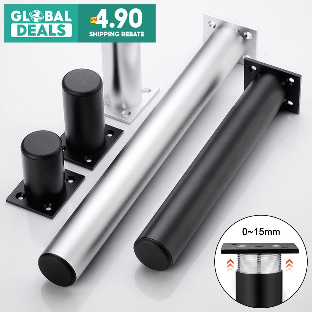 Nobao Adjustable Furniture Leg Aluminum Alloy Sofa Leg with Screw for