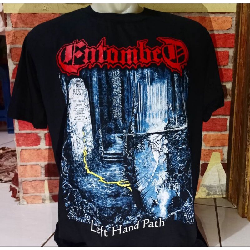 Tshirt METAL ENTOMBED BUILT UP COTTON 30S | Shopee Malaysia