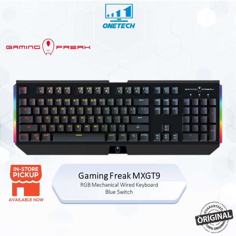 Gaming Freak MX-GT9 RGB Mechanical Keyboard (Brown Switch / Blue Switch ...