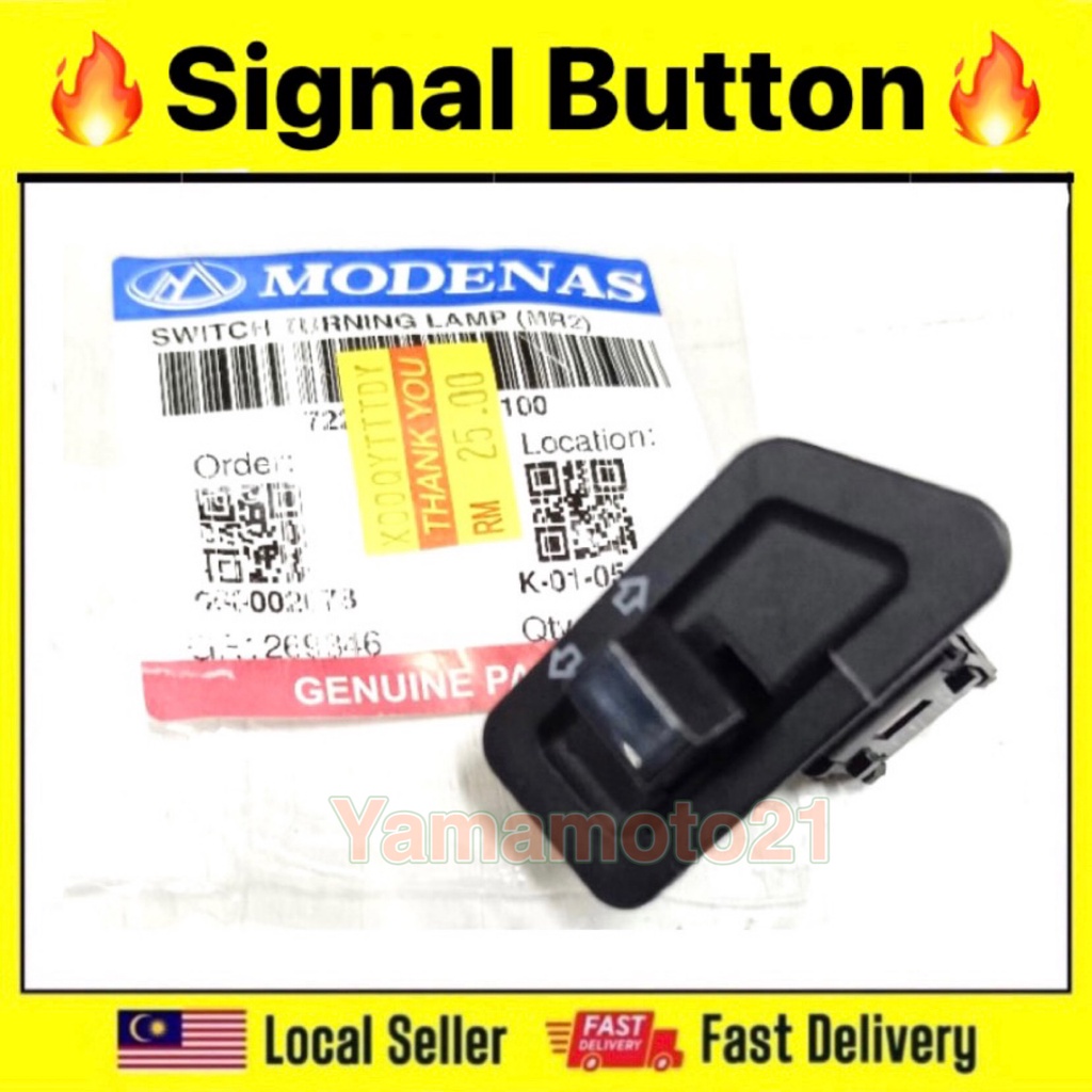 Modenas MR2 / MR3 Signal Button SWITCH SUIS KRISS MR2 MR3 PNP WAVE125S ...