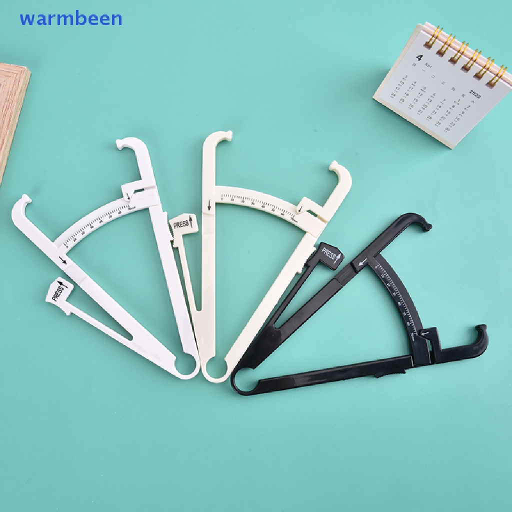 (warmbeen) Personal Body Fat Caliper Skin Analyzer Measure Charts