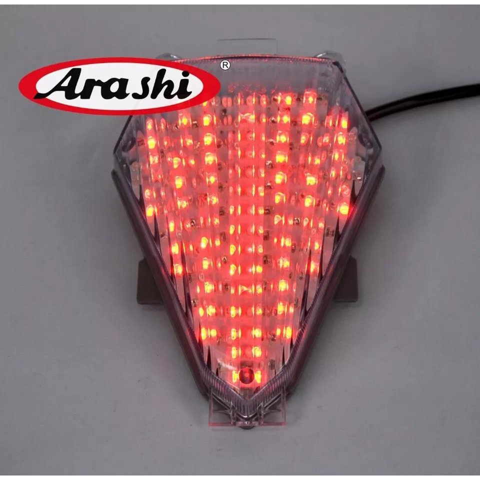 CLEAR INTEGRATED LED Rear Taillights Turn Signals For Yamaha YZF R6 - View #4