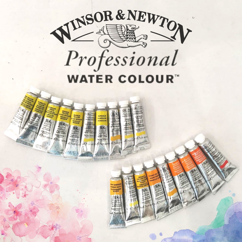 Winsor & Newton Professional Watercolour 5ml - Part 1 | Shopee Malaysia