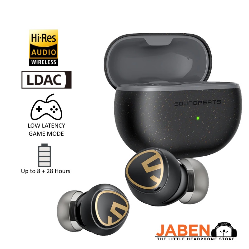 SoundPEATS Mini Pro HS Hybrid ANC Hi Res Wireless LDAC Game Mode 8 28 Hrs Type C TWS Wireless In Ear Earphones