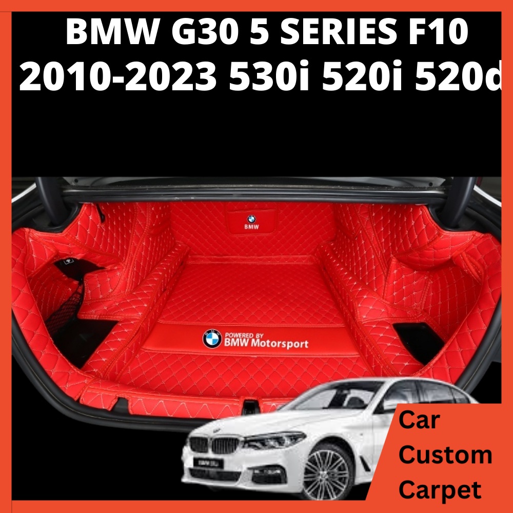 BMW g30 5 series f10 2010-2025 model bmw trunk cover boot leather ...