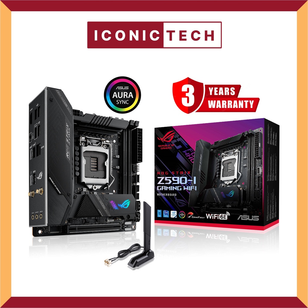 ASUS ROG STRIX Z590-I GAMING WIFI (MB-INTEL-1200) mini itx