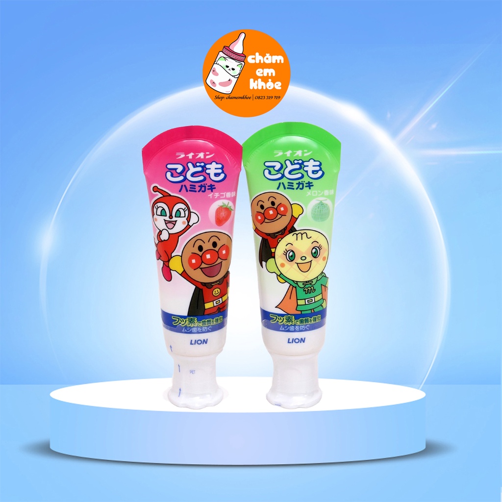 Lion Kodomo Japan Toothpaste Swallowed For Babies From 12 Months Old