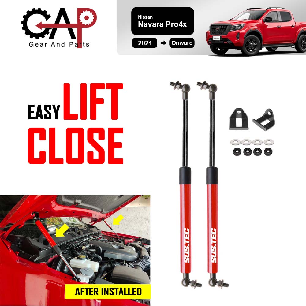 Nissan Navara PRO 4X PRO4X 2022 Onward 2pcs Front Hood Gas