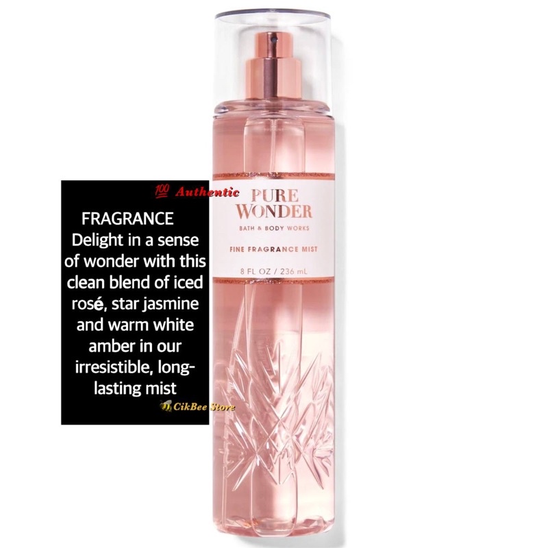 Bath & Body Works Body Mist Pure Wonder ( BBW ) | Shopee Malaysia