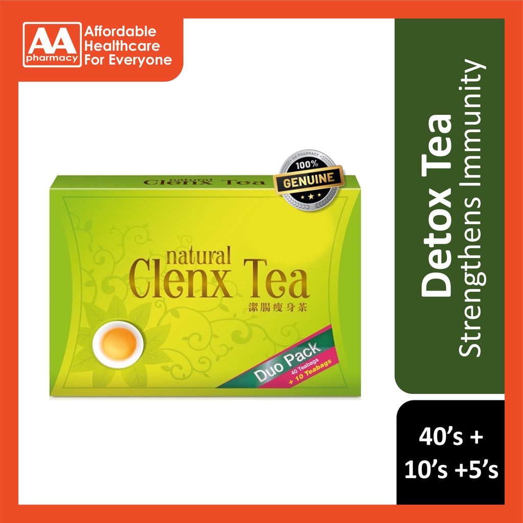 Nh DetoXLim Natural Clenx Tea 3g Sachet (40's+10's+5's) | Shopee Malaysia