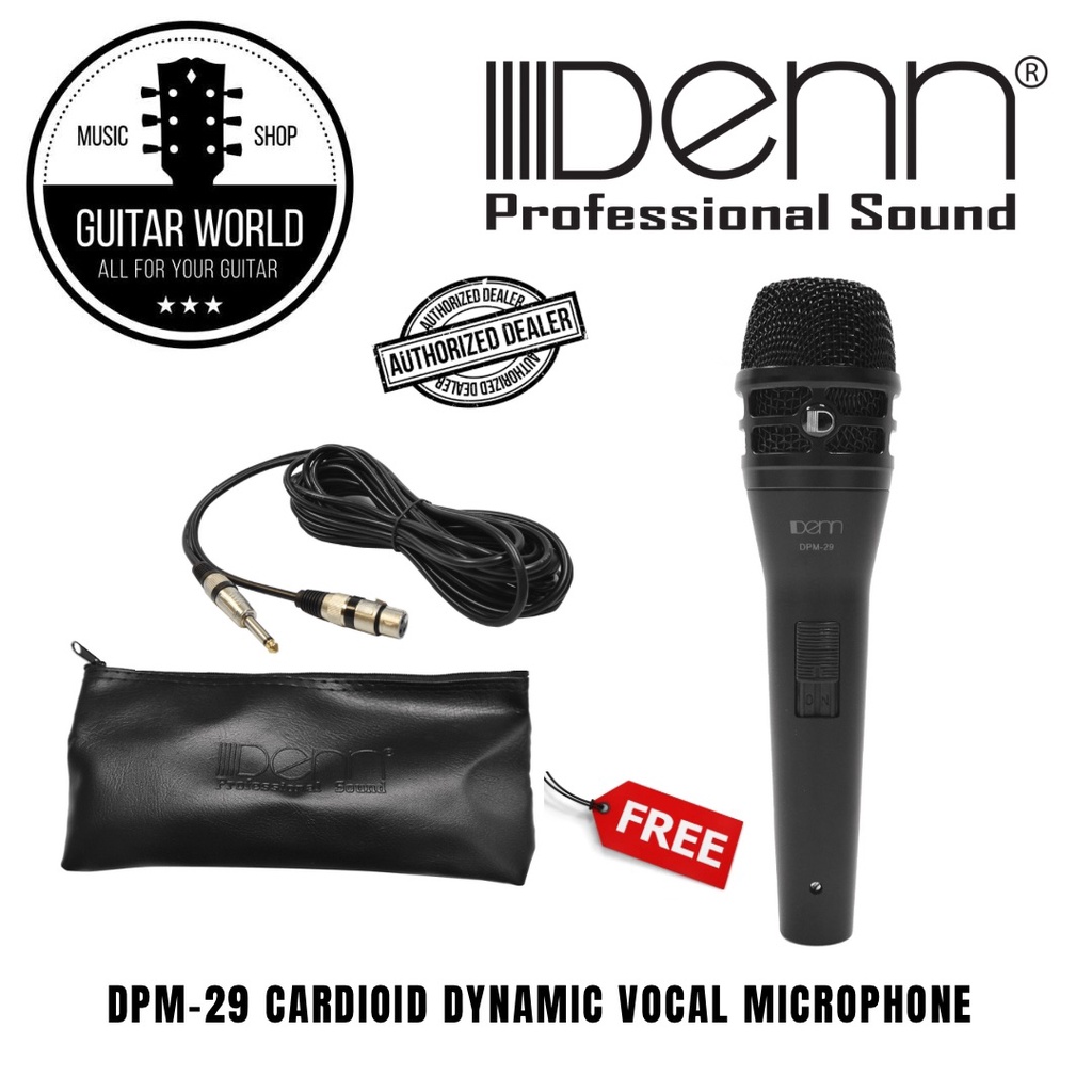 Denn DPM-29 Dynamic Microphone | Shopee Malaysia