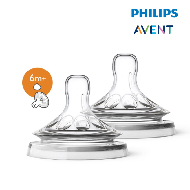 Philips Avent Natural Teat 2 0 Thick Feed 2 Pcs Pack Shopee Malaysia