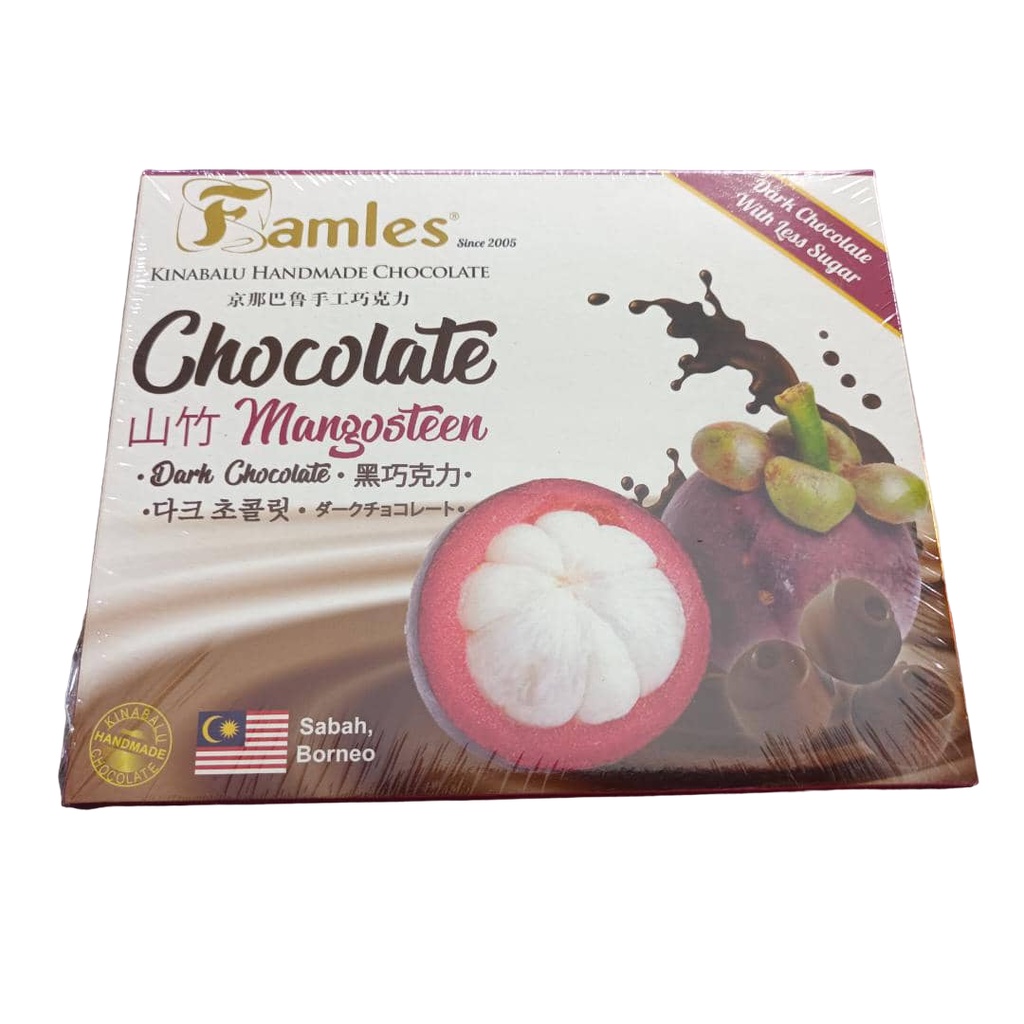 Kinabalu Handmade Chocolate Mangosteen Chocolate Shopee Malaysia