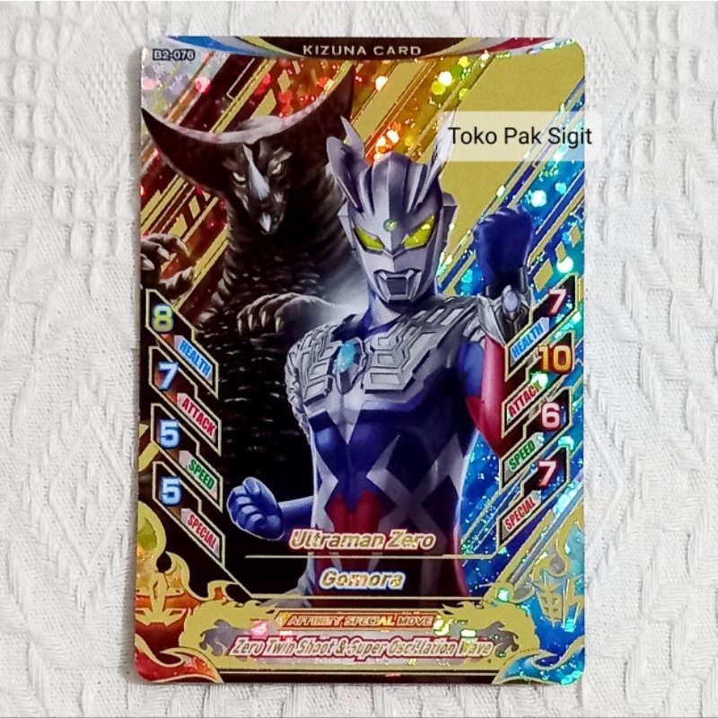 Ultraman Zero and Gomora B2-076 Ultraman Fusion Fight R/B Version ...