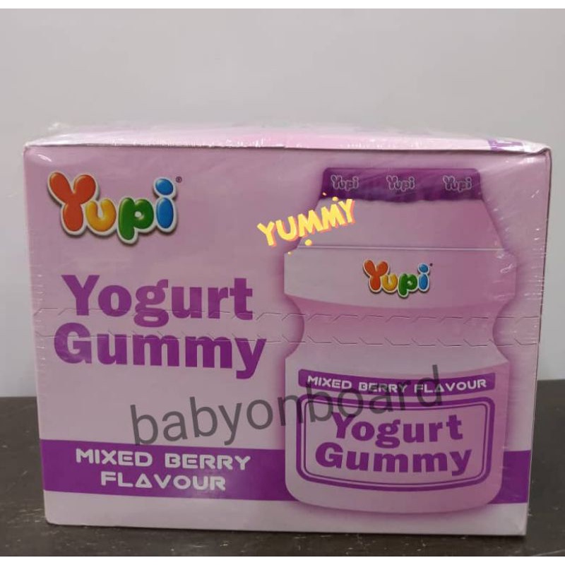 YUPI YOGURT GUMMY MIXED BERRY FLAVOUR 12x35g Shopee Malaysia