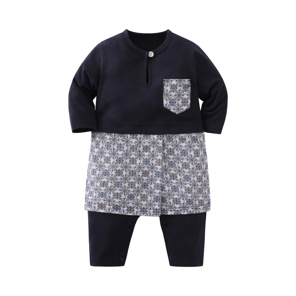 Newborn Romper Baju Melayu Baby Kurta Baju Raya Baby Boy Shopee Malaysia