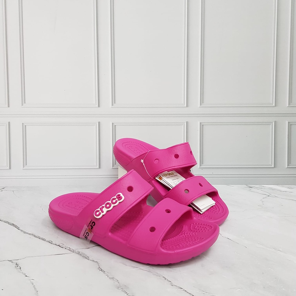 Crocs CLASSIC TWO STRAP SLIDE SANDALS/CLASSIC DOUBLE STRAP 3740