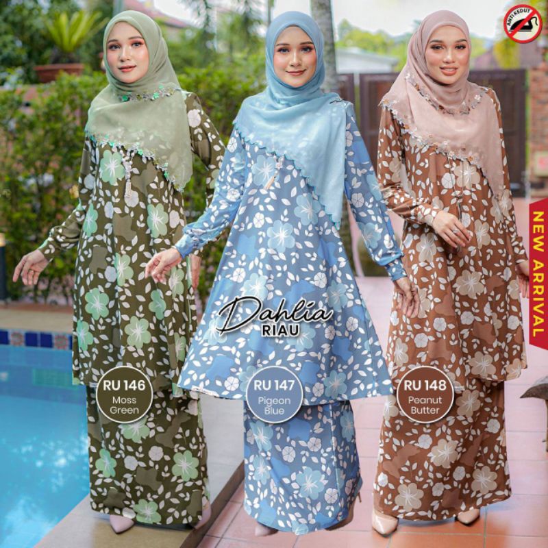 KURUNG RIAU DAHLIA COLLECTION | Shopee Malaysia