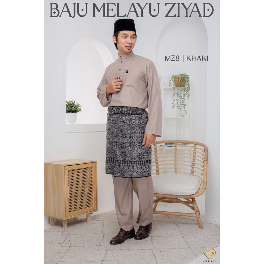 BAJU MELAYU ZIYAD !! REGULAR FIT !! COTTON LINEN ORIMONO !! | Shopee ...