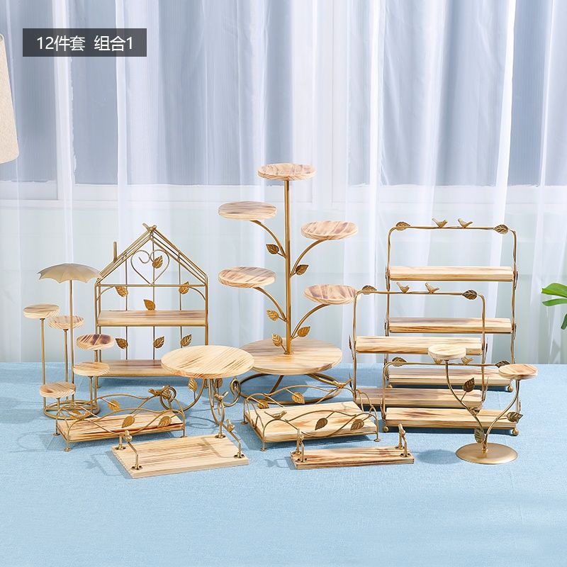 totEuropean-Style Wooden Tray Dim Sum Rack Toast Rack Solid Wood Multi ...