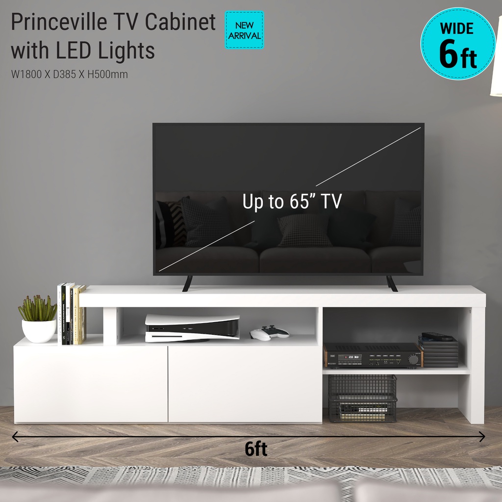Princeville Collection Tv Modern Design 65inch TV with