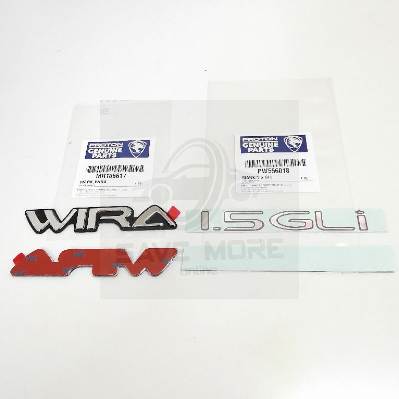 ORIGINAL PROTON WIRA 1.5GLI LOGO EMBLEM | Shopee Malaysia