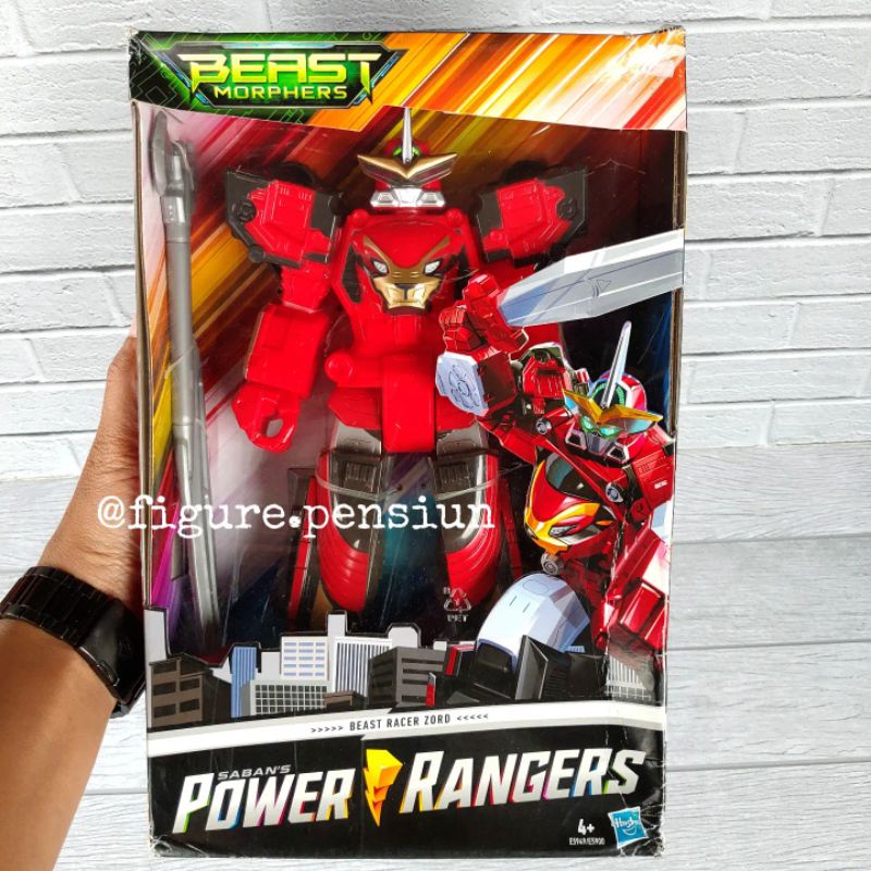 Hasbro SABAN'S POWER RANGERS BEAST RACER ZORD MORPHERS X MEGAZORD ROBOT ...