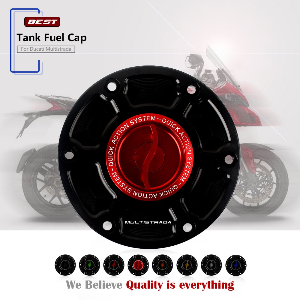 Motorcycle Accessories CNC Aluminum Fuel Gas Tank cap Quick Release