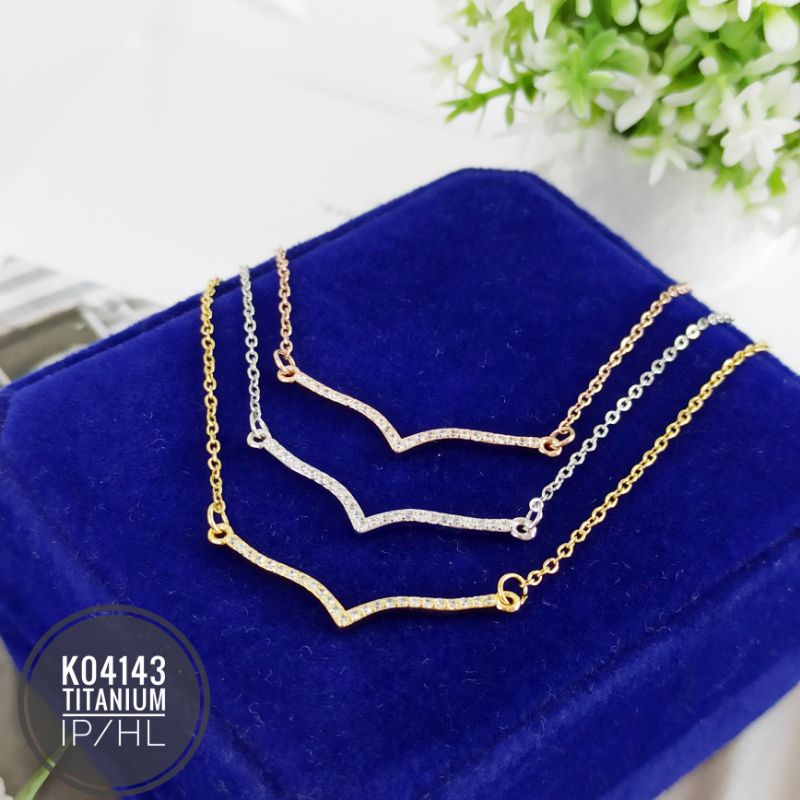 Fuji Aurel Titanium Chain Necklace K04143 | Shopee Malaysia