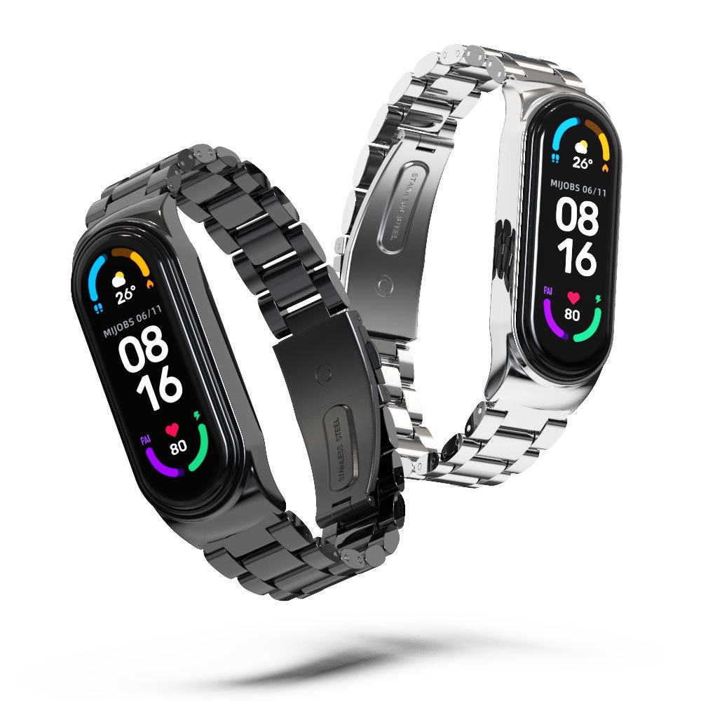 XiaoMi Mi Band 8 7 6 5 4 3 Pro Strap Colourful Metal Strap for MiBand 4 ...