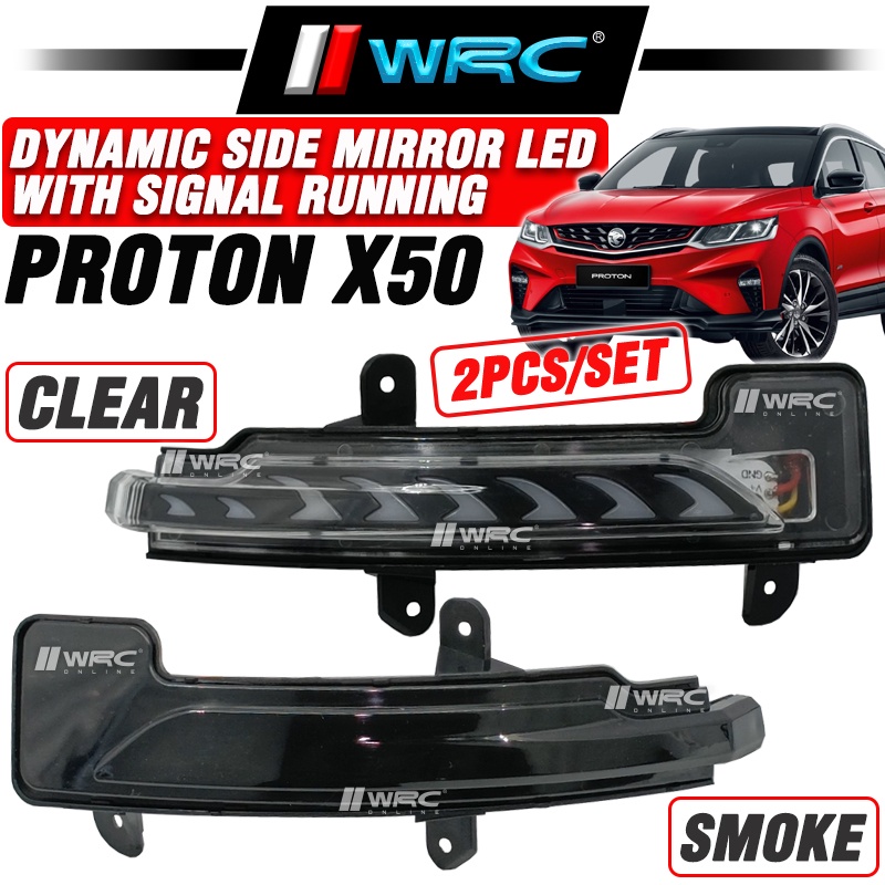 Proton X50 Dynamic Side Mirror Led With Signal Running ( 2pcs/set