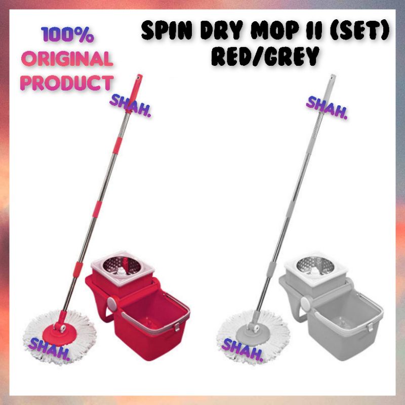 COSWAY Spin Dry Mop II Red /Grey CodeRA0930A / RA0930B Shopee Malaysia