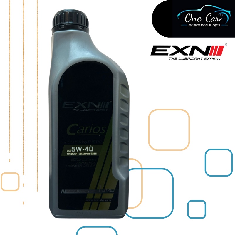 EXN Engine Oil Carios Fully Synthetic 5W40 1L 4L Shopee Malaysia